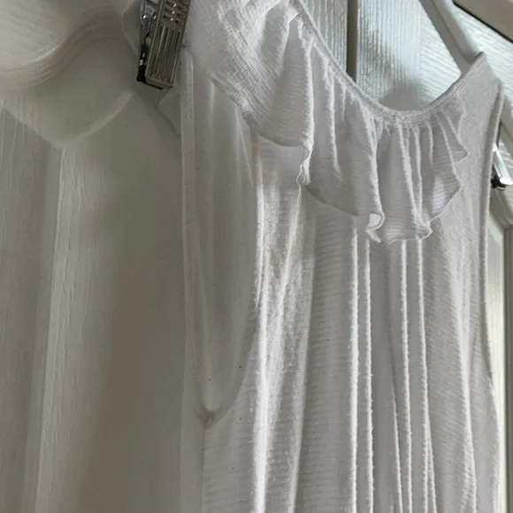 FREE PEOPLE Float Away Asymmetrical Ruffle Tank - Picture 12 of 15